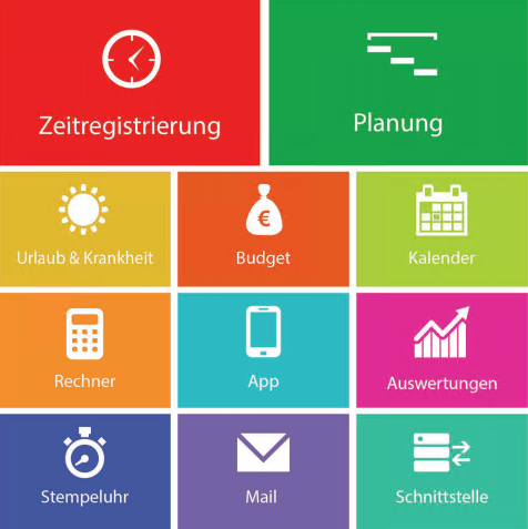 module Projektbezogene Zeitenerfassung
