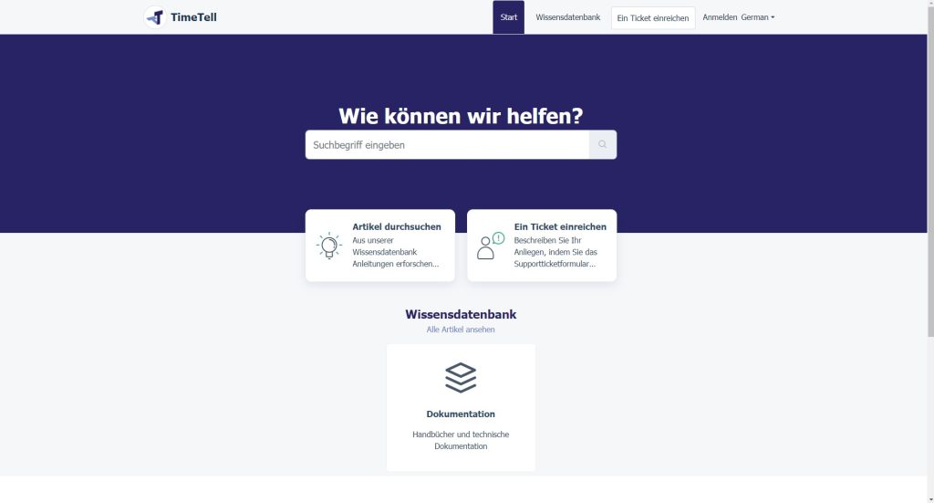 Support Portal DE